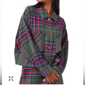 Riley & Rae NWT Multicolor Plaid jacket and skirt L 14 (mix9)